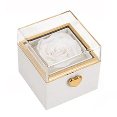 SQUARE Ring/Rose Box | خاتم مربع / علبة ورد